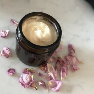 Rose body butter